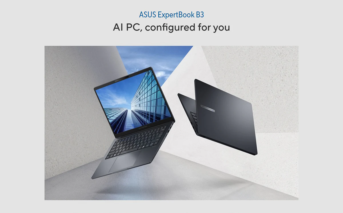 ASUS ExpertBook B3 B3405CCA-LY1806 Intel Core Ultra 5 125H 8GB RAM 512GB SSD 14" Display Business Series Laptop