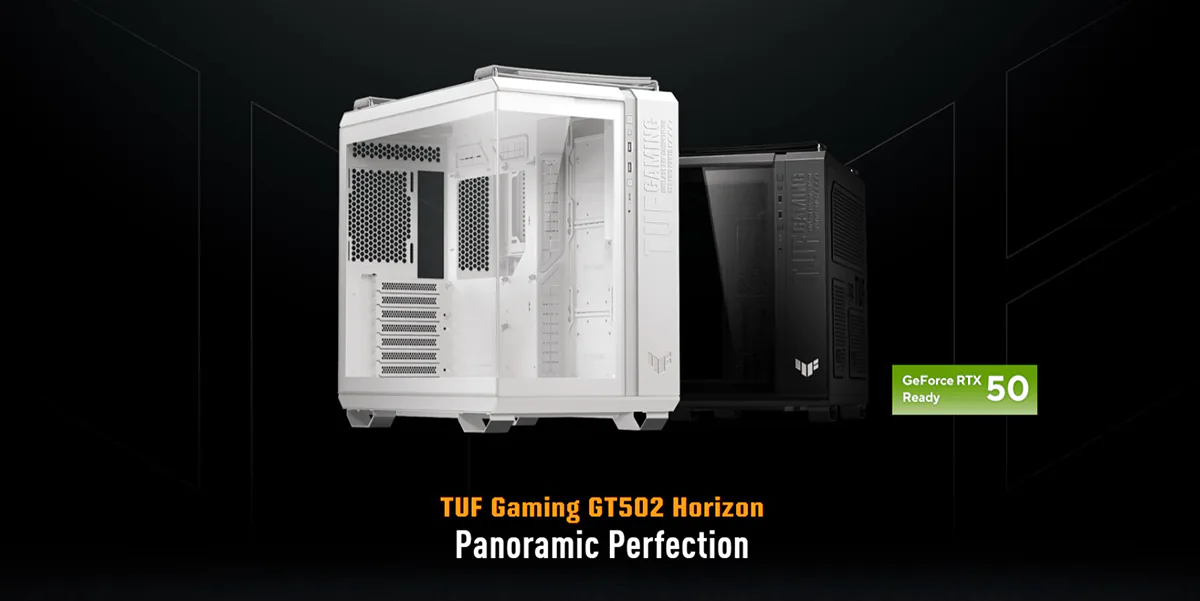 ASUS TUF Gaming GT502 Horizon Mid Tower Dual-Chamber Gaming Chasing - Black Price in Bangladesh ASUS TUF Gaming GT502 Horizon Mid Tower Dual-Chamber Gaming Chasing - Black Price in Bangladesh