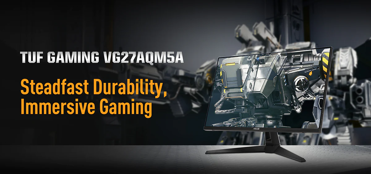 ASUS TUF Gaming Series 5 - VG27AQM5A 27-inch QHD 300Hz Fast IPS Gaming Monitor Price in BD ASUS TUF Gaming Series 5 - VG27AQM5A 27-inch QHD 300Hz Fast IPS Gaming Monitor Price in BD