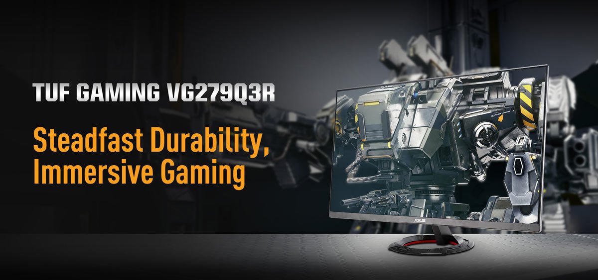 Asus TUF Gaming VG279Q3R 27-inch FHD 180Hz Gaming Monitor Price in Bangladesh Asus TUF Gaming VG279Q3R 27-inch FHD 180Hz Gaming Monitor Price in Bangladesh