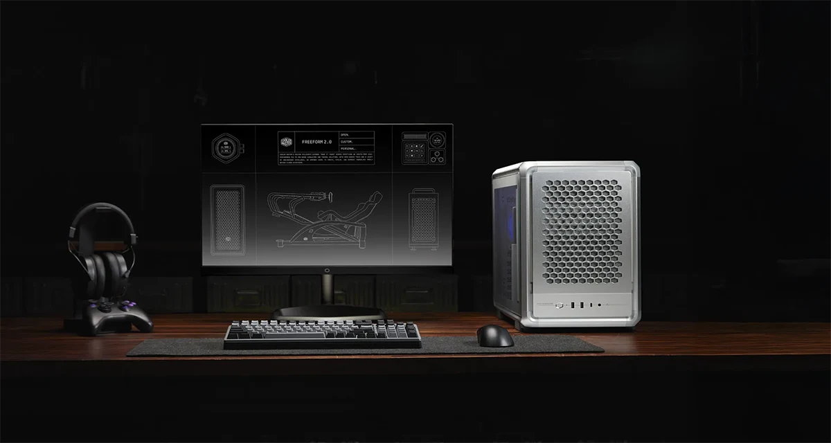 Cooler Master MasterFrame 400 Mesh Mid-Tower mATX Desktop Casing - Black Price in BD Cooler Master MasterFrame 400 Mesh Mid-Tower mATX Desktop Casing - Black Price in BD