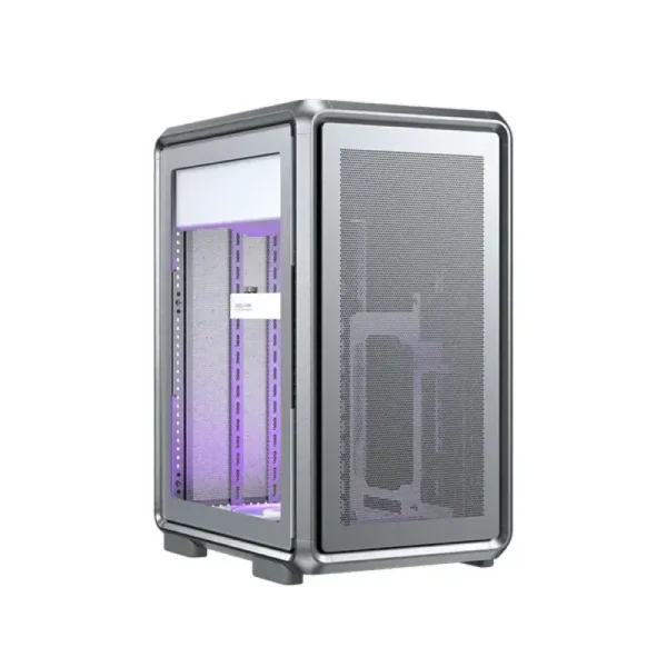 Cooler Master MasterFrame 400 Mesh Mid-Tower mATX Desktop Casing - Silver