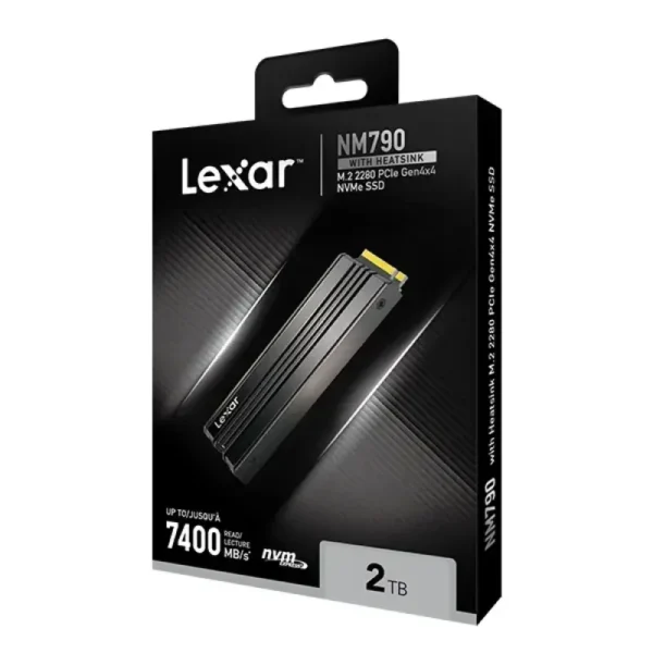 Lexar NM790 1TB M.2 NVMe PCIe Gen4 SSD with Heatsink