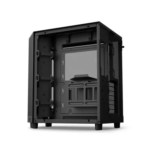 NZXT H6 Flow Compact Dual-Chamber Mid-Tower Airflow Casing - Black