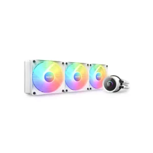 nzxt-kraken-360-rgb-360mm-aio-liquid-cooler-with-lcd-display-white-gallery-1 NZXT Kraken 360 RGB 360mm AIO Liquid Cooler with LCD Display - White