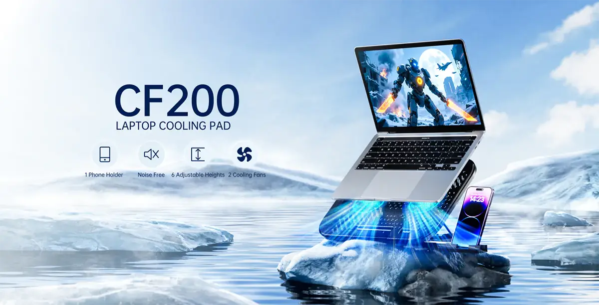 Rapoo CF200 High Efficiency Laptop Cooling Pad Price in Bangladesh