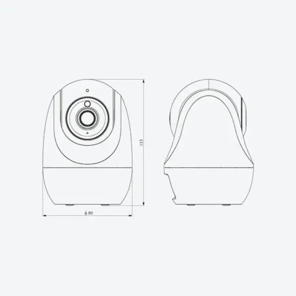 Tiandy TC-H322N 9DA-4 WiFi PT Camera