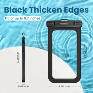 ugreen-lp716-45181-waterproof-phone-pouch-black-gallery-1 UGREEN LP716 (45181) Waterproof Phone Pouch Black