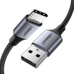 ugreen-us288-60127-usb-a-2-0-to-usb-c-cable-nickel-plating-aluminum-braid-1-5m-b-gallery-1 UGREEN US288 (60127) USB-A 2.0 to USB-C Cable Nickel Plating Aluminum Braid 1.5m (Black)
