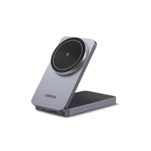 ugreen-w528-45056-2-in-1-15w-magnetic-wireless-charger-gallery-1 UGREEN W528 (45056) 2-in-1 15W Magnetic Wireless Charger