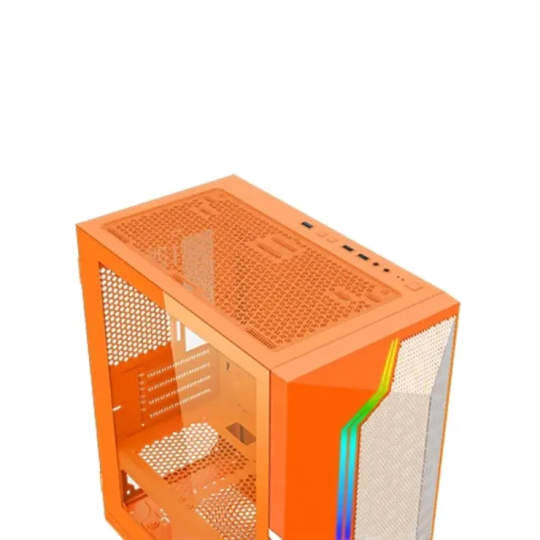 XIGMATEK Gemini II Orange mATX MINI TOWER Gaming Casing